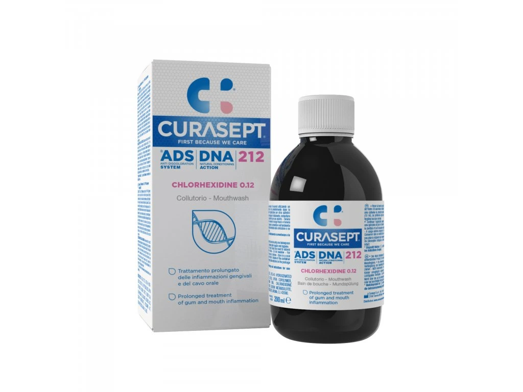 CURASEPT ADS DNA 212 ústní voda s CHX 0,12% 200 ml