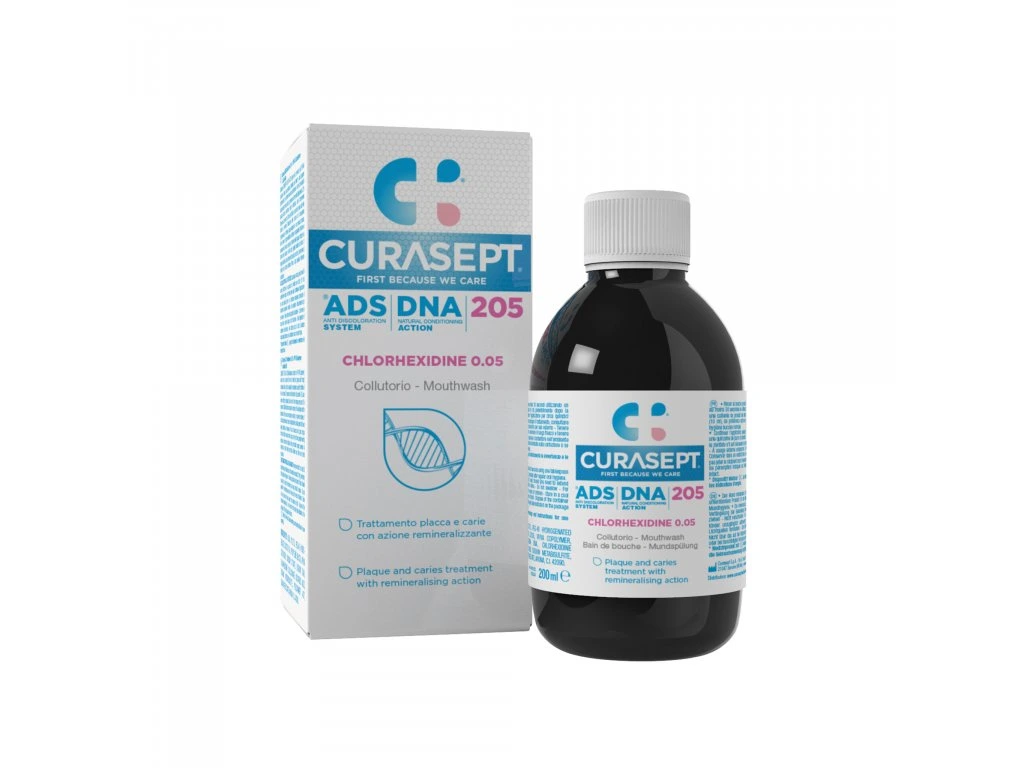 CURASEPT ADS DNA 205 s CHX 0,05%,0,05% Fluoride 200 ml