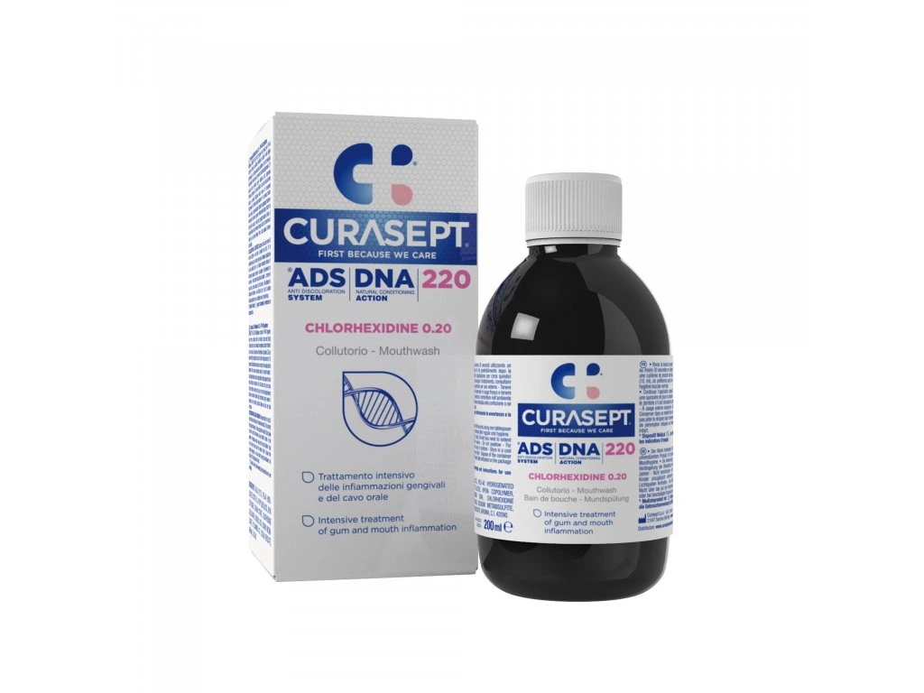 CURASEPT ADS DNA 220 ústní voda s CHX 0,20% 200 ml