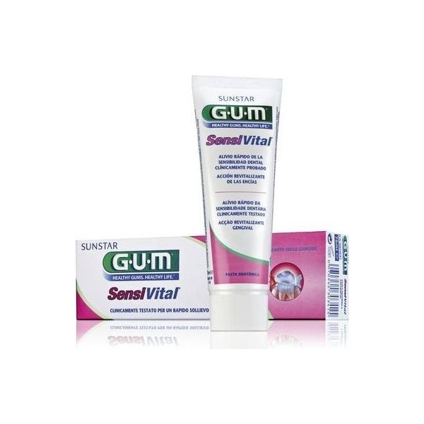 Gum SensiVital gelová zubní pasta 75ml