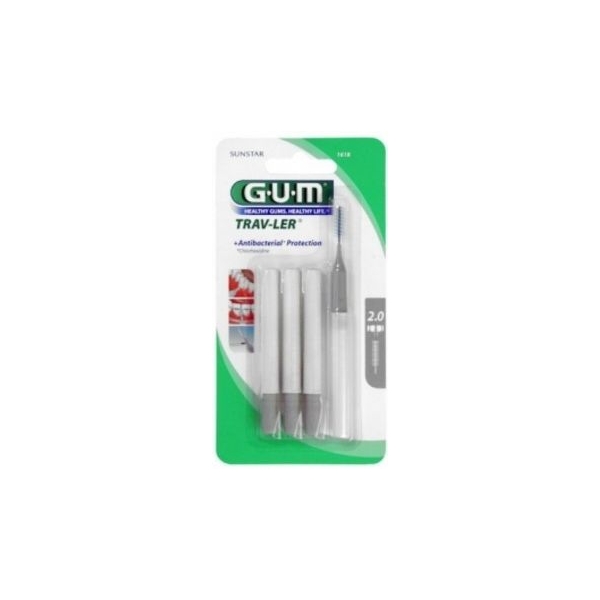 Gum Trav-Ler průchodnost 2mm MK cylindrický 6ks + krytka