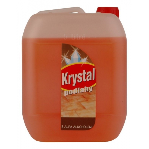 KRYSTAL, prostředek čistící, na podlahy, ALFAalkohol, 5 L