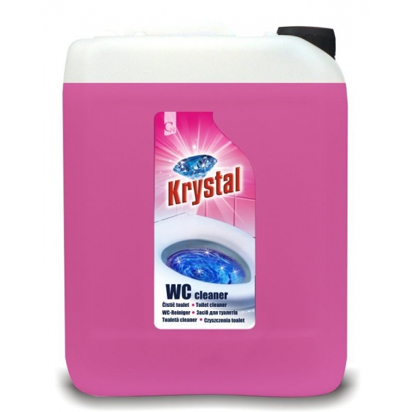 KRYSTAL na WC cleaner růžový 5l