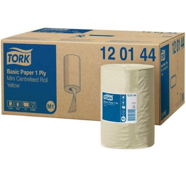 Tork Basic Paper 1 ply - Tork Basic utěrka 1 vrstvá, ŽLUTÁ